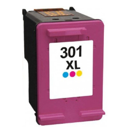 Cartouche d'encre compatible - HP 301XL - couleur - (CH564EE) - grande capacité